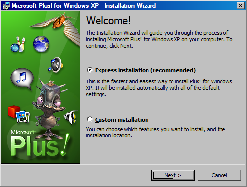 Installing Plus! XP on 64-bit computers